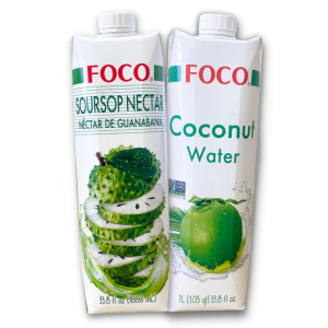 Foco Coconut Water All Natural whoelsale Case 12/33.8 oz, Chicago.