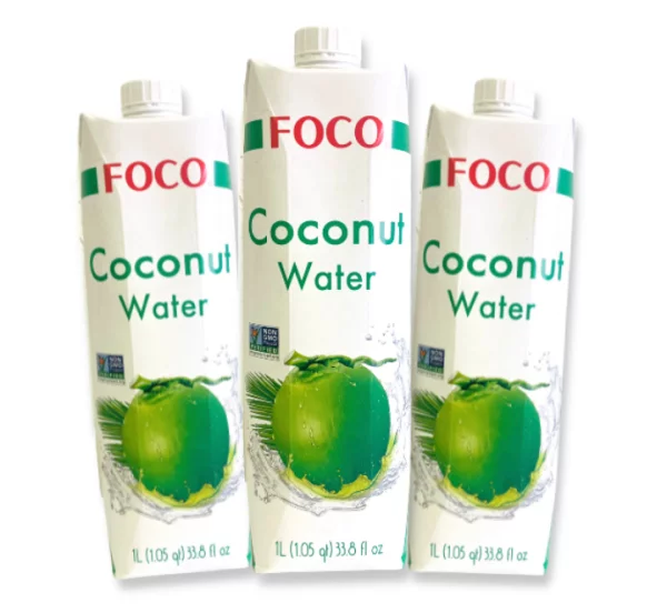 Original Flavor FOCO Coconut Water, wholesale distributor Chicago.