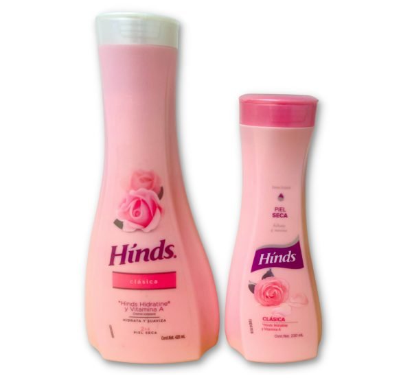 Dry Skin Lotion 13.5 & 7.8 oz, HINDS wholesale distributor Chicago.