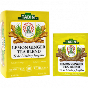 Lemon-Ginger tea, Te de Limon y Jengibre, Tadin.
