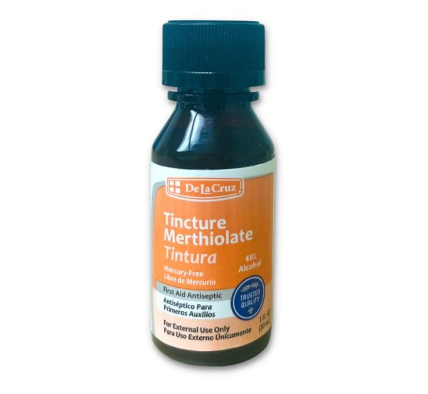 Merthiolate Tincture, First Aid Antiseptic De La Cruz, wholesale distributor Chicago.