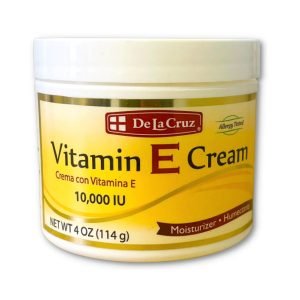 Vitamin E Cream 4 oz, De La Cruz wholesale distributor Chicago.