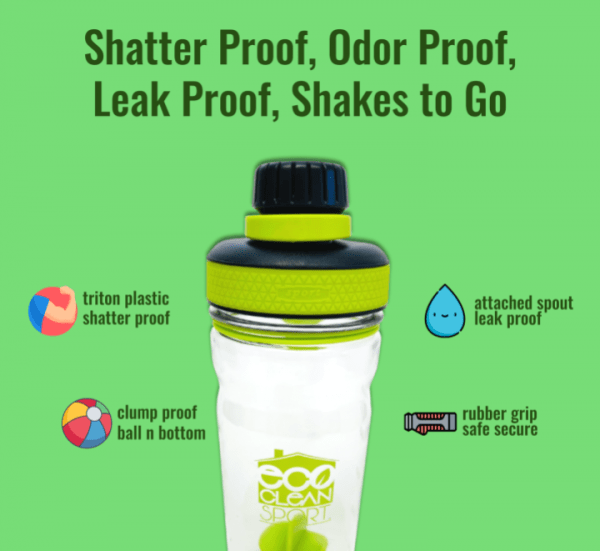 Shake bottles, triton plastic, shatter proof, wholesale.