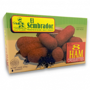 8 Croquette de Jamon, 8 Ham Croquettes by El Sembrador