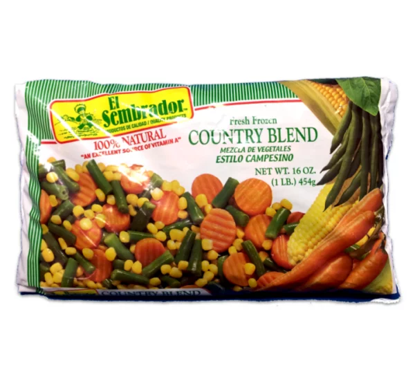 Frozen Country Blend vegetables, wholesale.