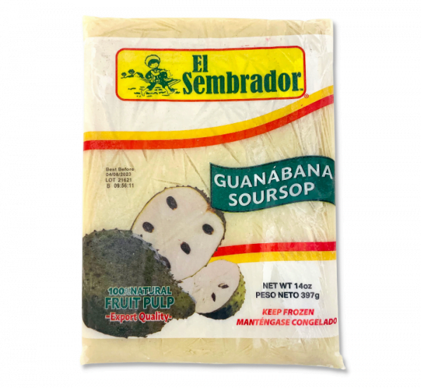 Frozen Guanabana Sour Sop, El Sembrador wholesale distributors.