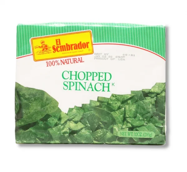 Frozen Spinach Chopped, Wholesale-El Sembrador.