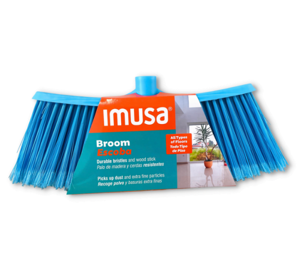 Straight broom by IMUSA, wholesale Chicago.
