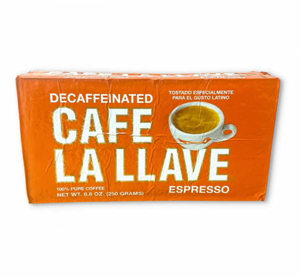 Cafe La LLave espresso Decaffeinated coffee, wholesale.