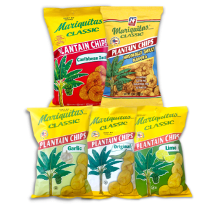 Mariquitas Plantain Chips 5-Flavors, All Natural, Zero Trans Fats, Wholesale - Ferdel Promotions Chicago.