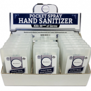 Hand Sanitizer wholesale display.