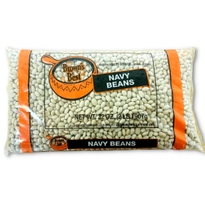 Browns Best Navy Beans 12/2 lb Case Wholesale.
