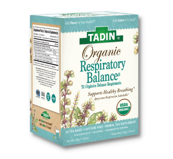 Tadin Tea Organic Respiratory Balance 20's, 30g, Wholesale Chicago.
