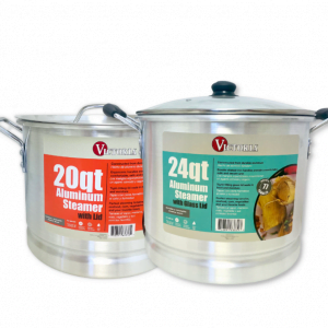 Aluminum Steamers by Victoria Cookware, wholesale.