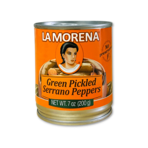 Green Pickled Serrano Peppers Sauce 24/7 oz wholesale distributor, Chicago.