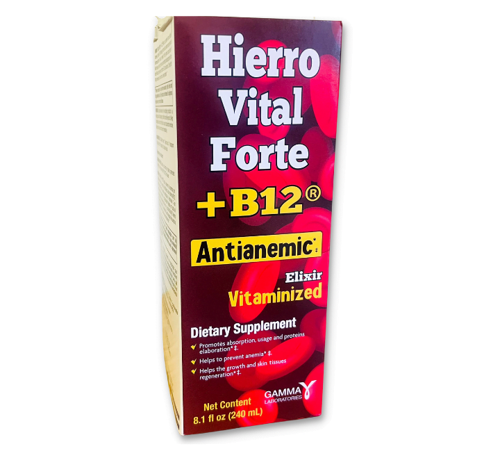 We carry Dietary, Suplemento Hierro Vital Forte +B12 Antianemic (GAMMA)