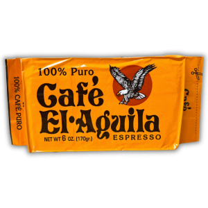 Cafe El Aguila Espresso Brick 24/8.8 oz, wholesale distributor, al por mayor Chicago.