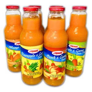 Square Carrot Juices Featured Product, wholesale distributors Chicago.