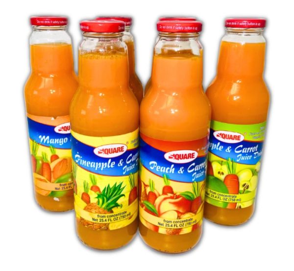 Square Carrot Juices Featured Product, wholesale distributors Chicago.
