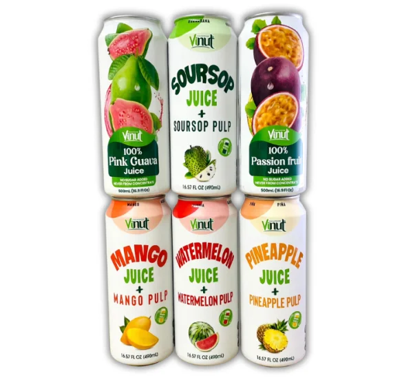 100% Fruit Juice Never from Concentrate, wholesale distributor Chicago.