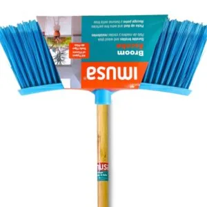 Straight Broom with Wood Handle IMUSA wholesale distributor Chicago.